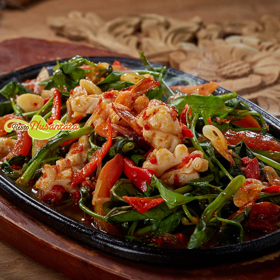 Kangkung Hotplate Seafood